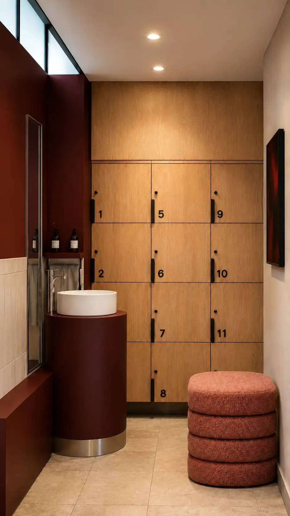 Vestiaires et casiers Heaven Studio